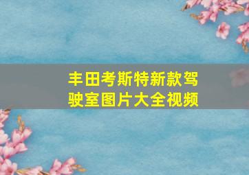 丰田考斯特新款驾驶室图片大全视频