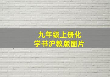 九年级上册化学书沪教版图片