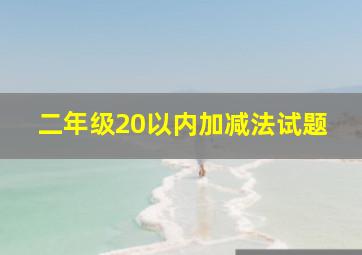 二年级20以内加减法试题