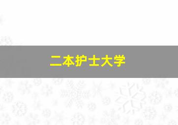 二本护士大学