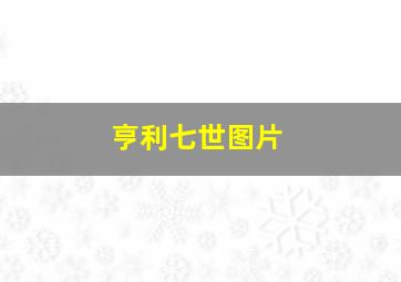 亨利七世图片