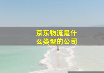 京东物流是什么类型的公司