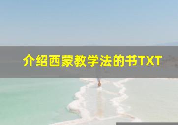 介绍西蒙教学法的书TXT