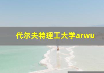 代尔夫特理工大学arwu