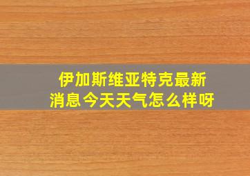 伊加斯维亚特克最新消息今天天气怎么样呀