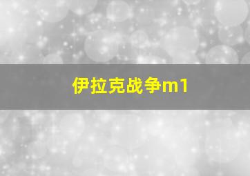 伊拉克战争m1