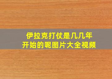 伊拉克打仗是几几年开始的呢图片大全视频