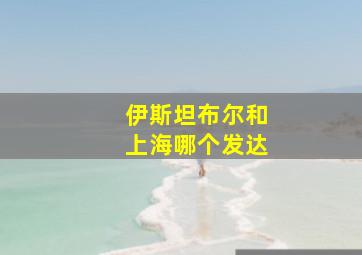 伊斯坦布尔和上海哪个发达