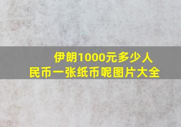 伊朗1000元多少人民币一张纸币呢图片大全