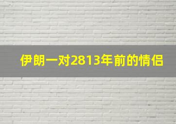 伊朗一对2813年前的情侣