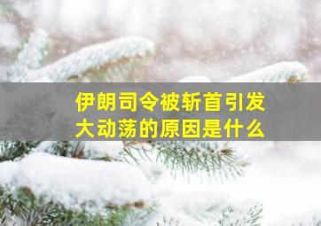 伊朗司令被斩首引发大动荡的原因是什么