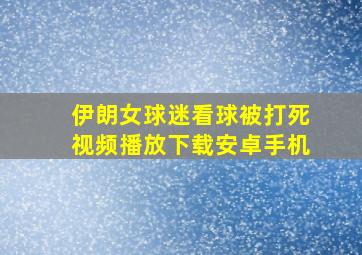 伊朗女球迷看球被打死视频播放下载安卓手机