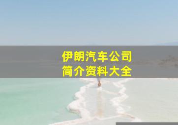 伊朗汽车公司简介资料大全