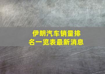 伊朗汽车销量排名一览表最新消息