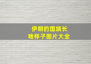 伊朗的国旗长啥样子图片大全