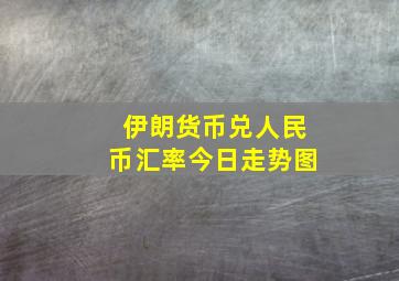 伊朗货币兑人民币汇率今日走势图