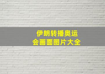 伊朗转播奥运会画面图片大全