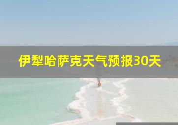 伊犁哈萨克天气预报30天