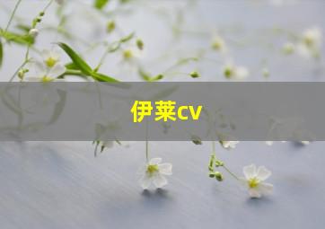 伊莱cv