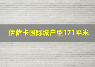 伊萨卡国际城户型171平米