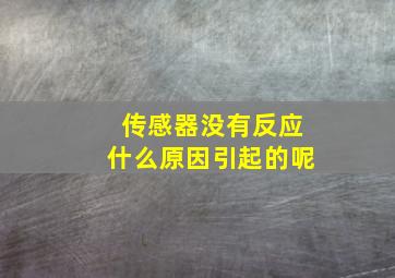 传感器没有反应什么原因引起的呢