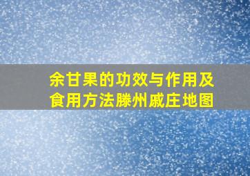 余甘果的功效与作用及食用方法滕州戚庄地图