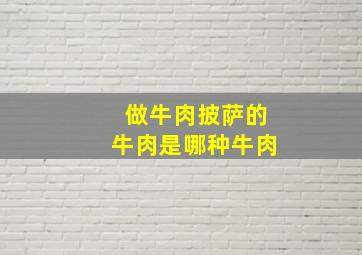 做牛肉披萨的牛肉是哪种牛肉