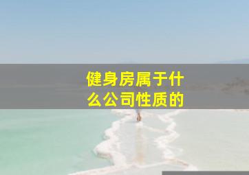 健身房属于什么公司性质的