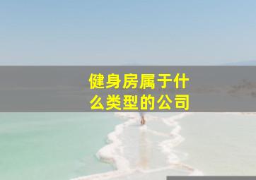 健身房属于什么类型的公司