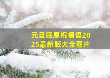 元旦感恩祝福语2025最新版大全图片