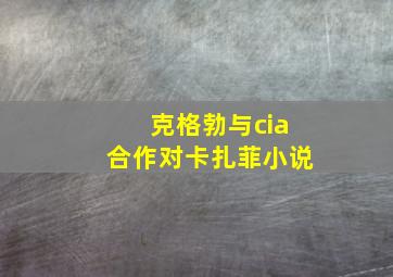 克格勃与cia合作对卡扎菲小说