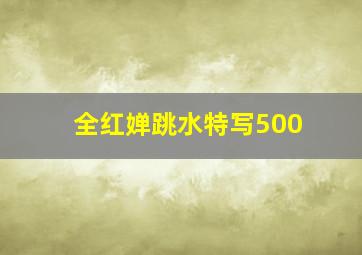 全红婵跳水特写500