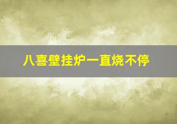 八喜壁挂炉一直烧不停