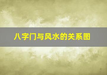 八字门与风水的关系图