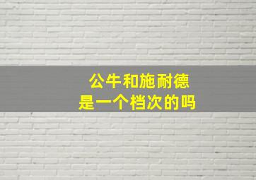 公牛和施耐德是一个档次的吗