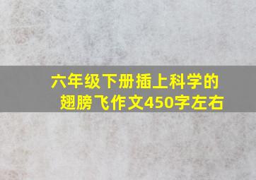 六年级下册插上科学的翅膀飞作文450字左右