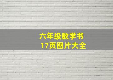 六年级数学书17页图片大全