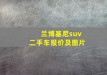 兰博基尼suv二手车报价及图片