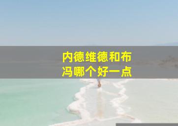 内德维德和布冯哪个好一点