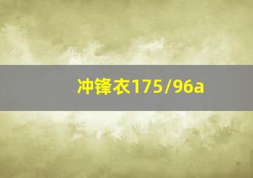 冲锋衣175/96a