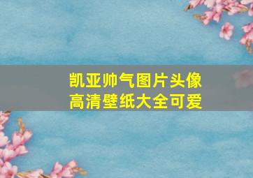 凯亚帅气图片头像高清壁纸大全可爱