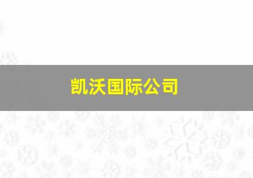 凯沃国际公司