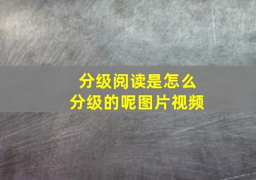 分级阅读是怎么分级的呢图片视频