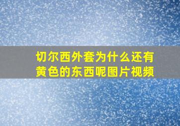 切尔西外套为什么还有黄色的东西呢图片视频