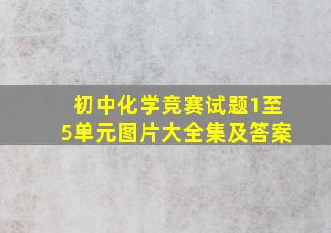 初中化学竞赛试题1至5单元图片大全集及答案