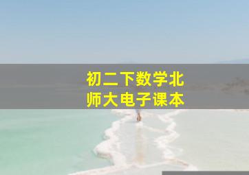 初二下数学北师大电子课本