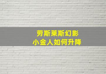 劳斯莱斯幻影小金人如何升降