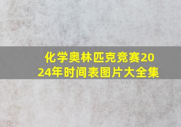 化学奥林匹克竞赛2024年时间表图片大全集