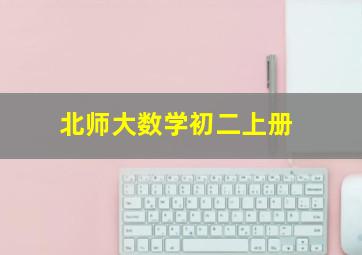 北师大数学初二上册