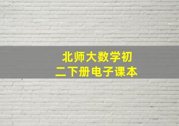 北师大数学初二下册电子课本